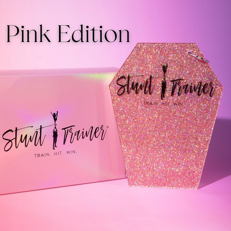 Stunt Trainer Pink – Cheerleading Flyer Balance Board for Stunt Practice | Improve Core Strength, Stability & Body Control | Compact Training Tool for Flyers of All Levels - Image 2